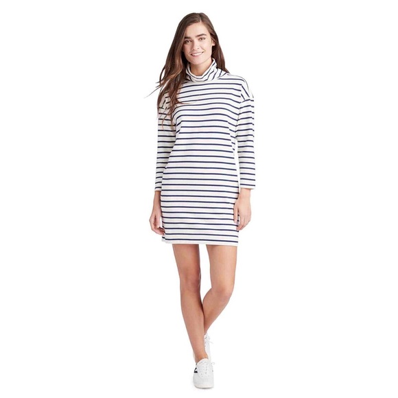 Vineyard Vines Dresses & Skirts - Vineyard Vines Striped Funnelneck Cotton Dress